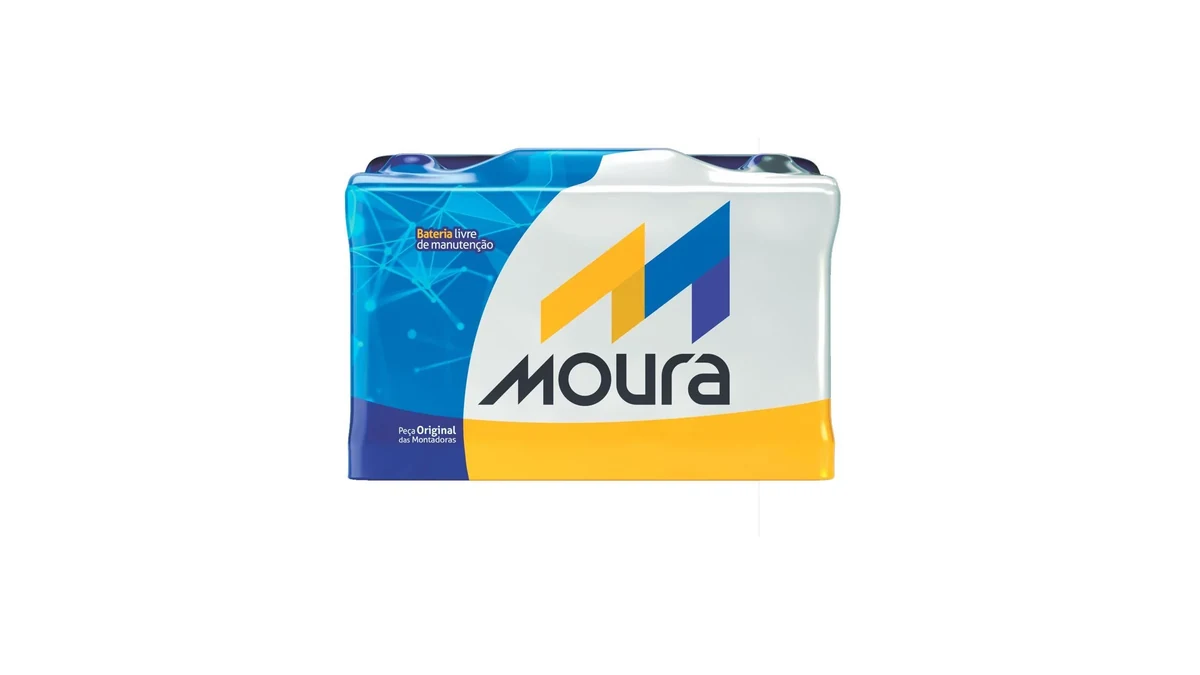 Bateria Moura 60Ah, entrega e instalação em Limeira