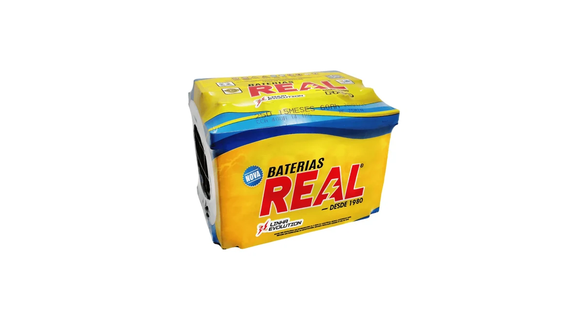 Bateria Real Free 60Ah, entrega e instalação em Limeira